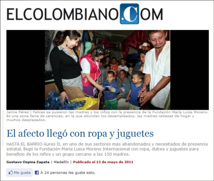 Noticia periodico_el_Colombiano_Medellin