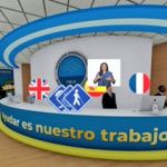 Imagen de la recepción del centro de convenciones virtual
