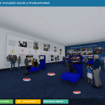 Imagen del museo virtual en la feria del Foro Internacional PCD