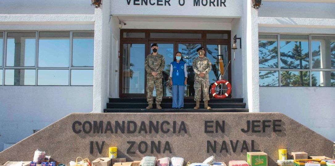 Alianza estratégica con la IV Zona Naval de Iquique y La Fundación Internacional María Luisa de Moreno en Chile