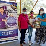 Entrega de kits escolares a niños de la Institución Etnoeducativa La Gabriela. Huila, mayo 2021