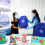 Entrega de kits escolares en Lima Centro, Perú. Abril 2021
