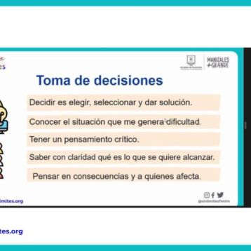 Segunda clase del grupo de personas con discapacidad visual del proyecto Emprendedores Sin Límites. Julio 2021