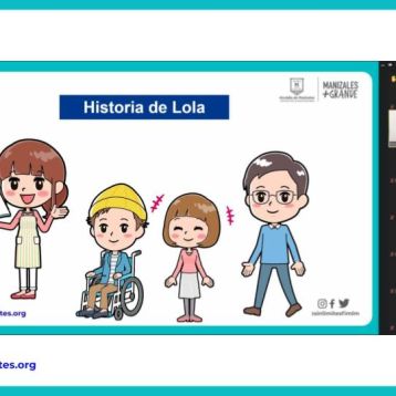 Primera clase de Emprendedores Sin Límites del grupo de personas con discapacidad física. Julio 2021