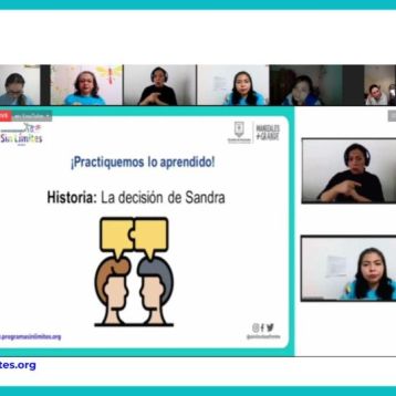 Segunda clase de Emprendedores Sin Límites para personas con discapacidad auditiva. Julio 2021