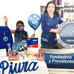 Entrega de kits escolares a niños de la ciudad de Pira en Perú. Jul 2021