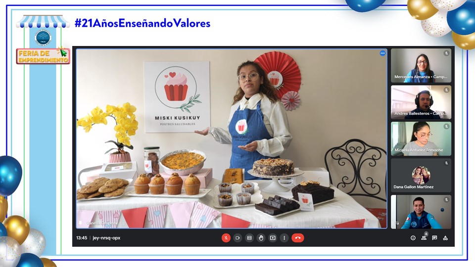A Feria virtual Postres Saludables Lima Peru