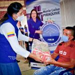 Entrega de mercados a familias Misak en el Cauca. 15 de julio de 2021