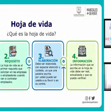 Personas con discapacidad y cuidadores aprenden a construir su hoja de vida