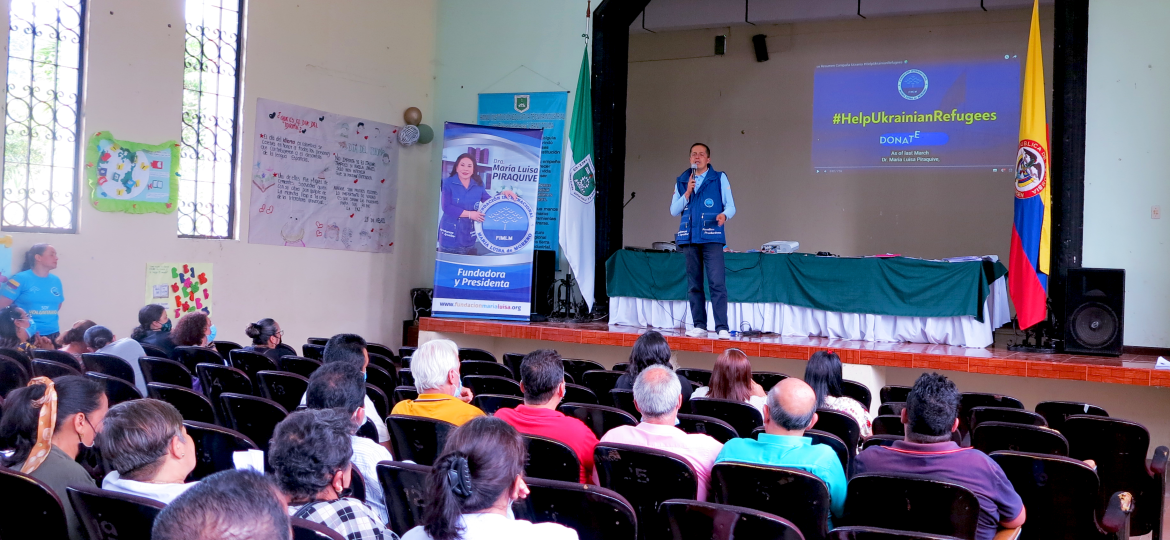 La Fundación realizó un encuentro vivencial de sensibilización con los docentes de la Institución Educativa Técnica Jorge Eliécer Gaitán Ayala en Líbano • Tolima.