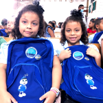 En Chigorodó • Antioquia, la Fundación realizó una divertida jornada donde los niños y niñas recibieron kits de útiles escolares.