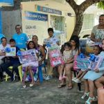 Entrega de juguetes en Puerto Colombia en el Atlántico