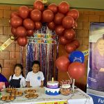 Niños misak celebran cumpleaños de los cumpleañeros de enero a marzo de 2023.