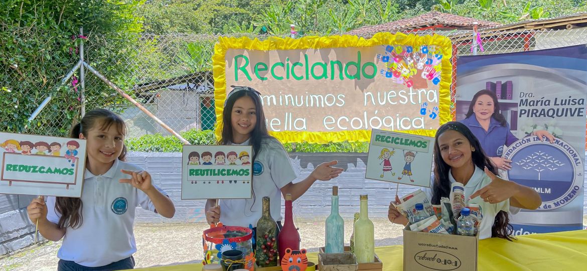 Educando, reciclando y actuando por el bienestar del medio ambiente, en las aulas de la sede educativa Sirguía Bajo