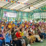 Un hermoso jardin fue el epicentro del evento donde se resaltó la labor social de la Dra. María Luisa Piraquive.