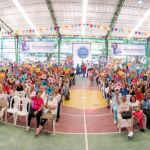 Un hermoso jardin fue el epicentro del evento donde se resaltó la labor social de la Dra. María Luisa Piraquive.