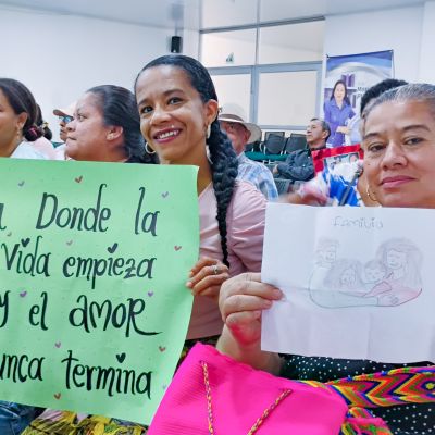 Familias en el municipio de Zarzal, Valle del Cauca, disfrutan de alegrías y aprendizajes acompañados de ayudas