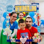 Celebración en familia en el municipio de Santuario, Risaralda