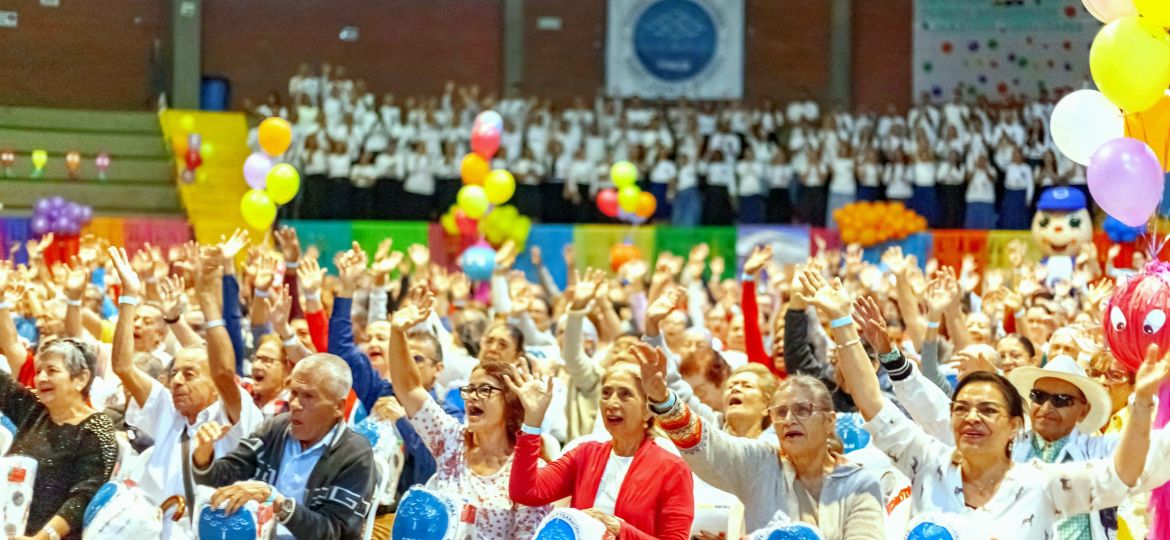 En Risaralda, 600 adultos mayores disfrutaron de un gran evento