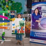 Como parte del taller, los niños presentaron manualidades y proyectos hechos con materiales reciclados.