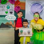 Niños en el municipio de Villamaría, Caldas y en el corregimiento de Irra del departamento de Risaralda, aprenden sobre el cuidado ambiental con el taller "Fortaleciendo Eco-Valores por el medio ambiente".