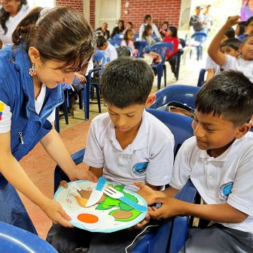 Niños Misak aprendieron la importancia de tener una alimentación saludable