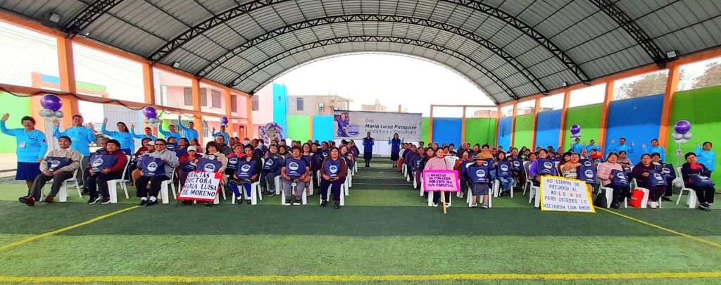 Con alegría, sonrisas y celebración: 90 adultos mayores beneficiados en Huacho-Perú