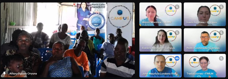 El curso “Despertar Humano” del Campus Virtual de la Fundación llegó a Kenia