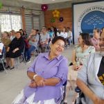 Participantes sonríen durante la jornada