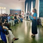La fundación comparte una charla sobre principios y valores para el desarrollo emocional y personal de los beneficiarios