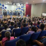 Esta jornada de apoyo, organizada por la FIMLM, alegría, regalos y sorpresas, se entregaron 150 mercados con productos de la canasta familiar.