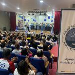 Esta jornada de apoyo, organizada por la FIMLM, alegría, regalos y sorpresas, se entregaron 150 mercados con productos de la canasta familiar.