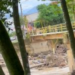 El Ocoa desbordado convirtió las viviendas en lugares inhabitables.