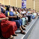 Entre risas y gestos los participantes reaccionan con alegría a las actividades de la jornada
