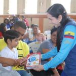 niños de la Unidad Educativa Especializada Manuela Espejo