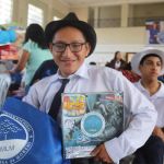 niños de la Unidad Educativa Especializada Manuela Espejo