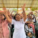 Espacios de expresión corporal despiertan sonrisas en nuestros beneficiarios