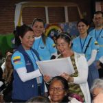 Beneficiaria participa con un mensaje claro y cercano sobre los valores escenciales del autocuidado