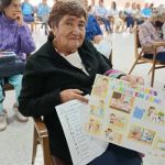 Beneficiaria comparte los aprendizajes adquiridos durante la jornada