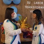 Entrega de regalos durante la jornada