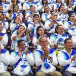 Momentos de alegría Los asistentes disfrutaron de actividades recreativas durante la celebración.