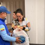 Entrega de ayudas en el lugar de la tragedia. Venezuela nos necesita hoy.