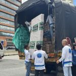 Entrega de ayudas en el lugar de la tragedia. Venezuela nos necesita hoy.