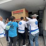 Entrega de ayudas en el lugar de la tragedia. Venezuela nos necesita hoy.