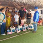 Entrega de ayudas en el lugar de la tragedia. Venezuela nos necesita hoy.