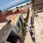 Entrega de ayudas en el lugar de la tragedia. Venezuela nos necesita hoy.
