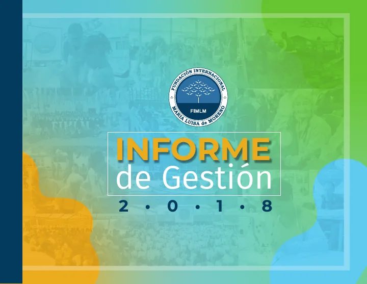 Portada de Informe de gestión 2018