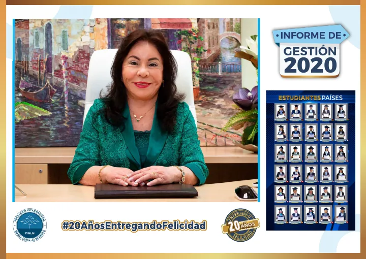 Portada de Informe de gestión 2020